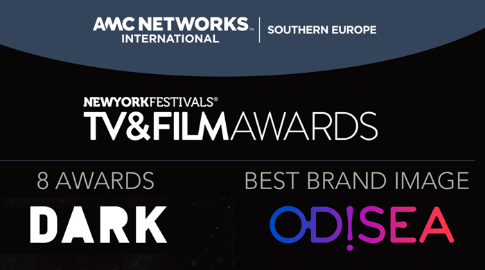 AMC Networks International Southern Europe se alza con 9 estatuillas en los New York Festivals TV & Film Awards