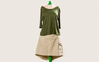Customiza tu ropa T3 Cap 47: Cómo elaborar una falda a partir de una bermuda de hombre para un look safari