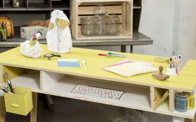 Decoración creativa Cap 21: Cómo hacer una mesa de escritorio