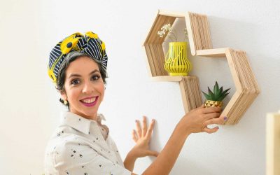 Customiza tu casa Cap 55: Cómo hacer una estantería con palitos