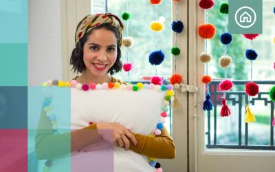 Customiza tu casa Cap 2: Cómo hacer unas cortinas con pompones