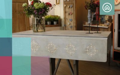 Reciclarte T5 Cap 95: Cómo decorar una mesa con stencil