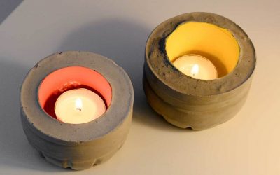 Customiza tu casa Cap 56: Cómo hacer un porta velas de cemento