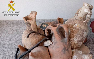 Encontradas 13 ánforas romanas en una tienda de Alicante