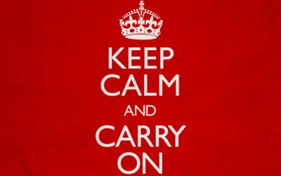 El histórico cartel «Keep calm and carry on»
