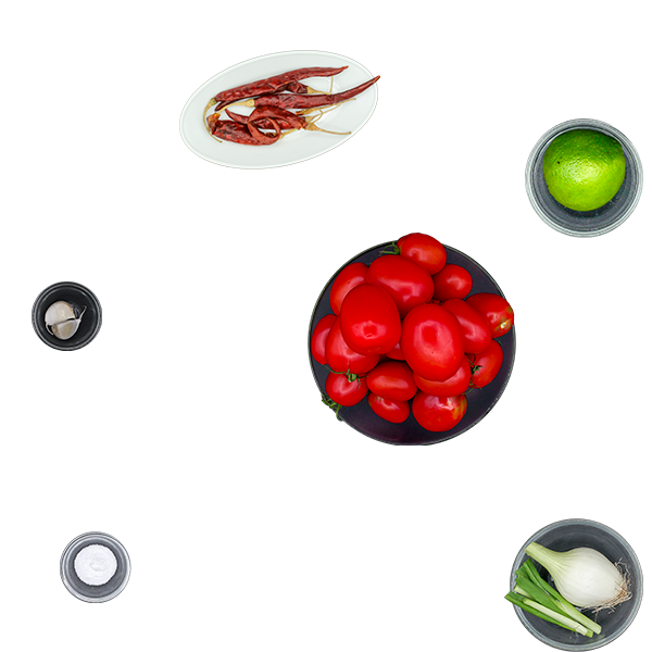 Cocina mexicana Salsa roja
